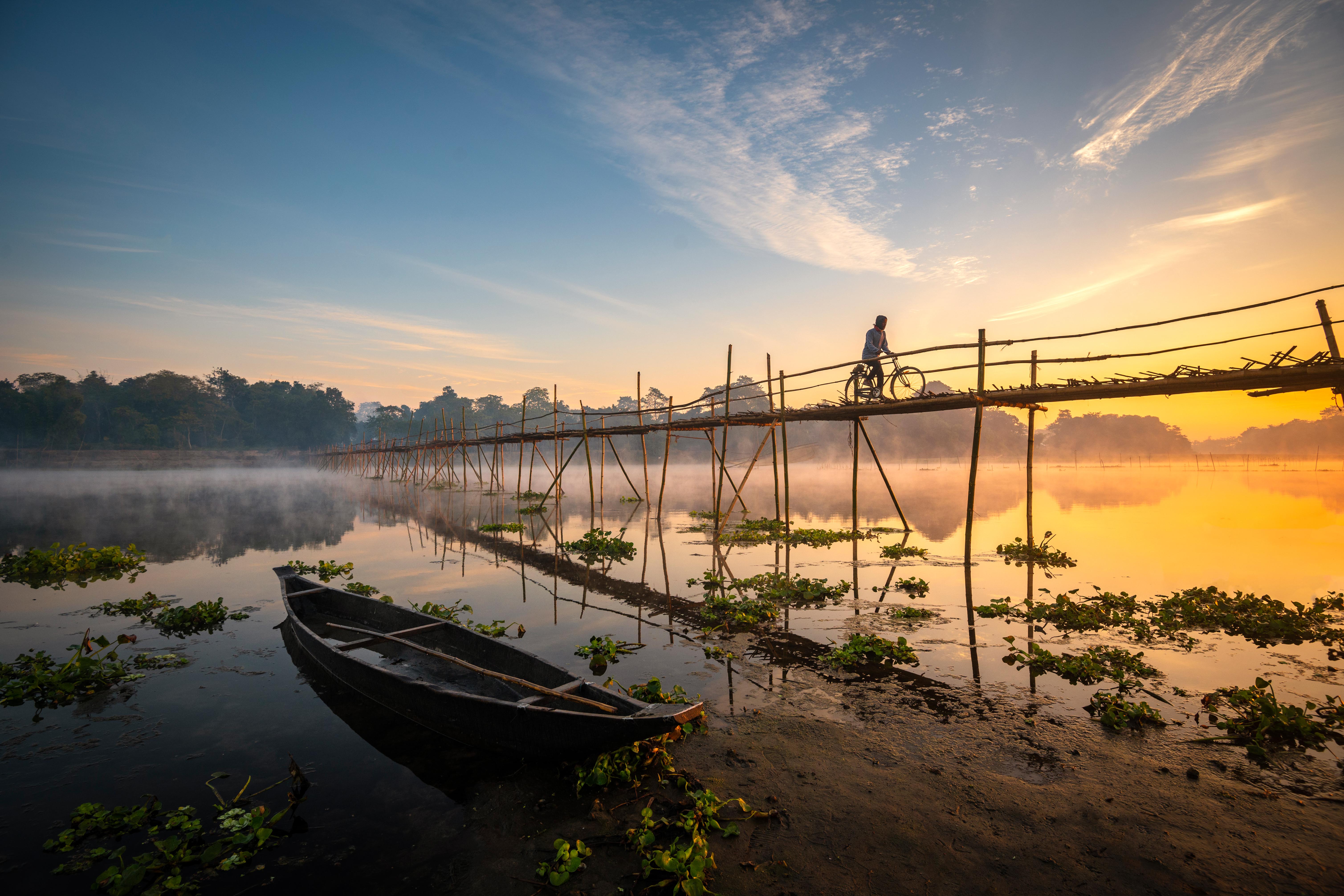 Journey moment in Majuli